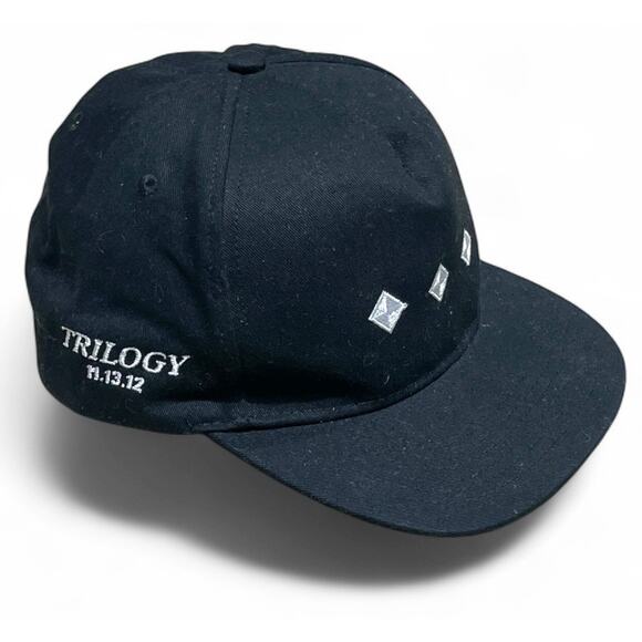 The Weeknd Trilogy 10 Year Decade Black Snapback Cap Baseball Hat Good Cond - Picture 1 of 5
